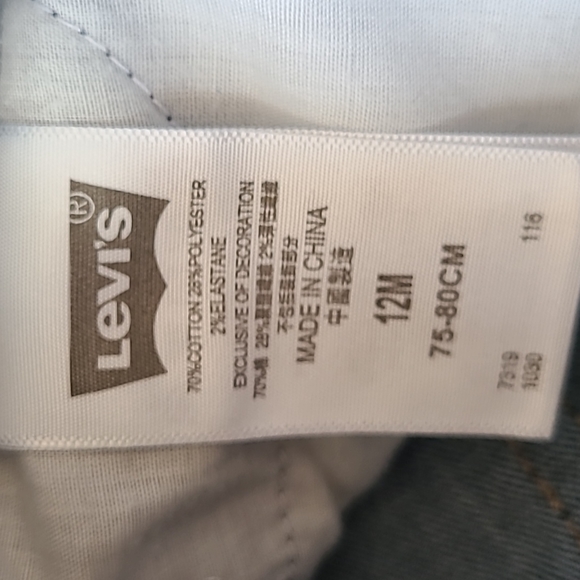 Levi's medium wash distressed denim jeans - Picture 4 of 10